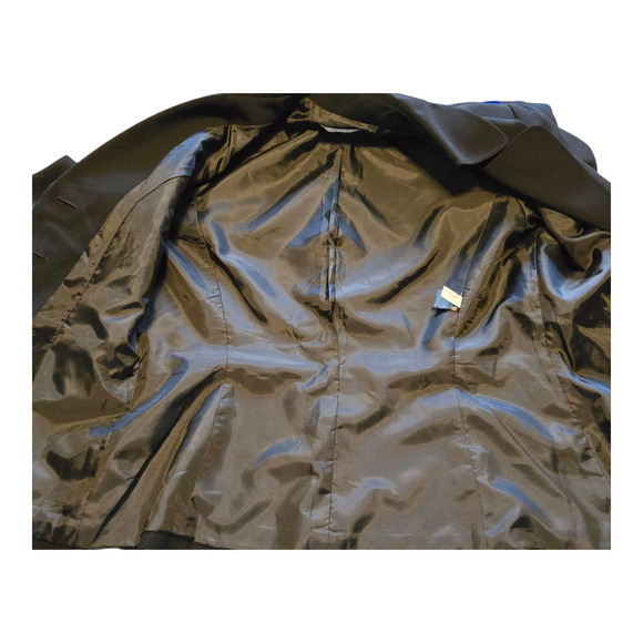 Tahari Arthur S Levine Blazer Womens Size 10 Black Single Breasted Lined Career - Picture 7 of 10